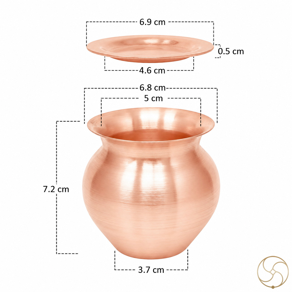 999 Nepaliya Copper Samriddhi Lota - 190ml