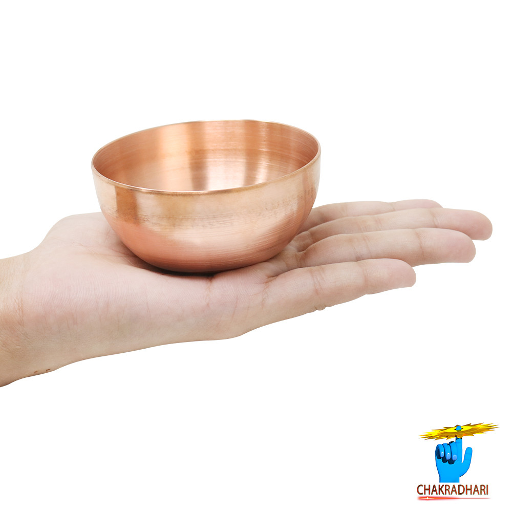 170ml 999 Nepaliya Copper Divya Bowl -     91gm