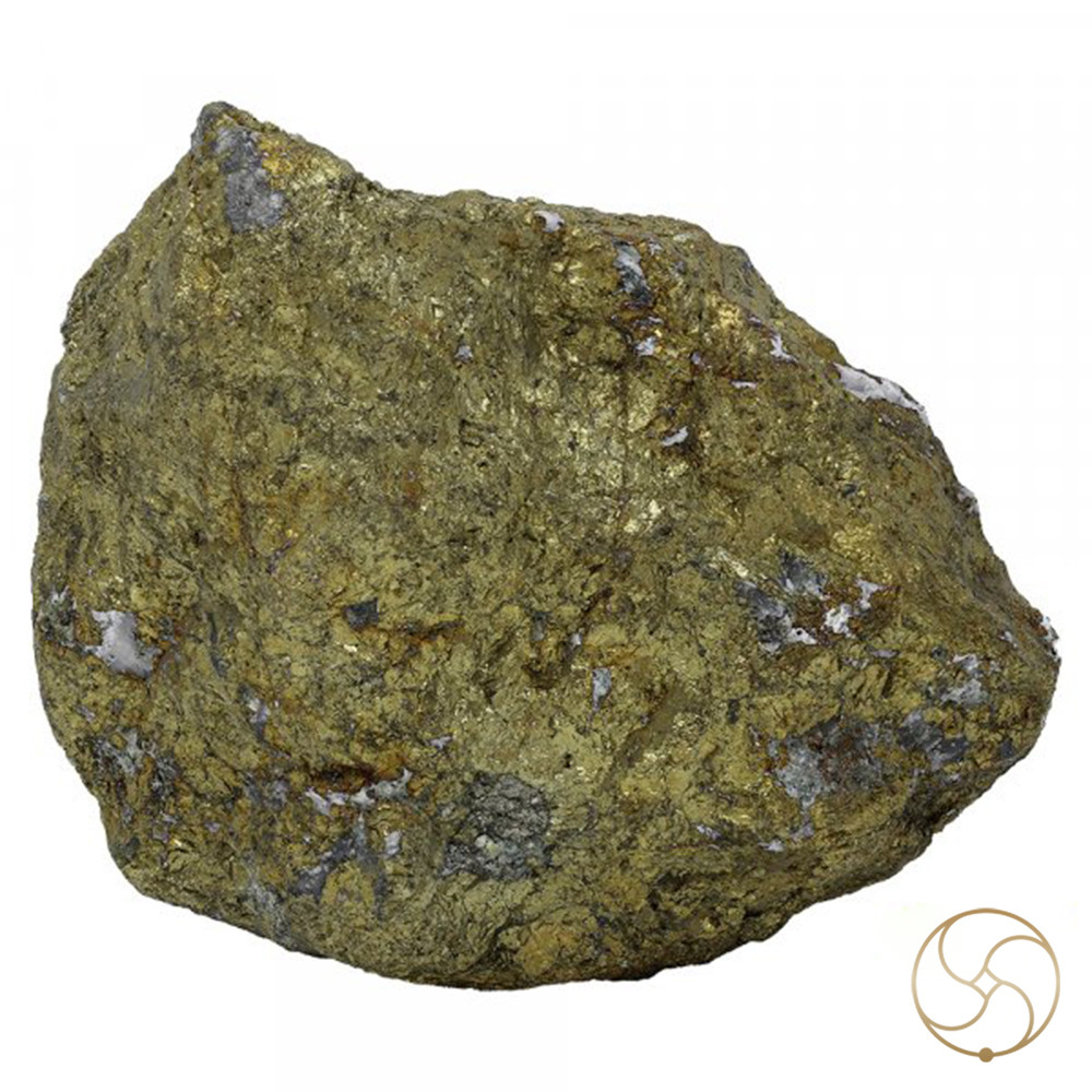 577gm Ayurvedic Golden Pyrite Rock -    