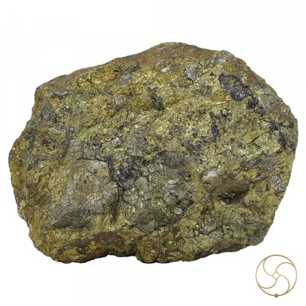 380gm Ayurvedic Golden Pyrite Rock -    