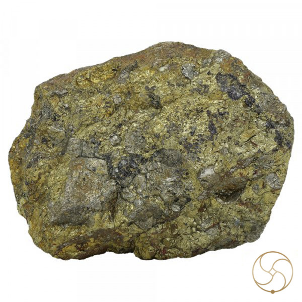 Image of 380gm Ayurvedic Golden Pyrite Rock - आयुर्वेदिक स्वर्ण माक्षिक चट्टान