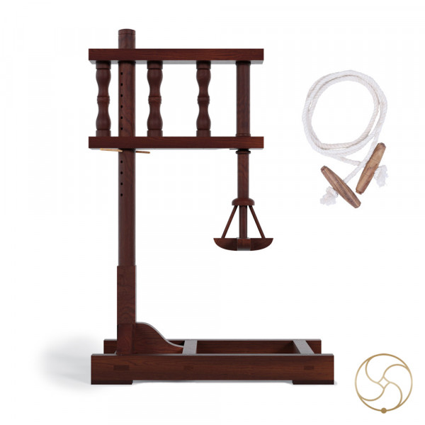 Image of Hand Churning Machine Original Sheesham with Rope Churner