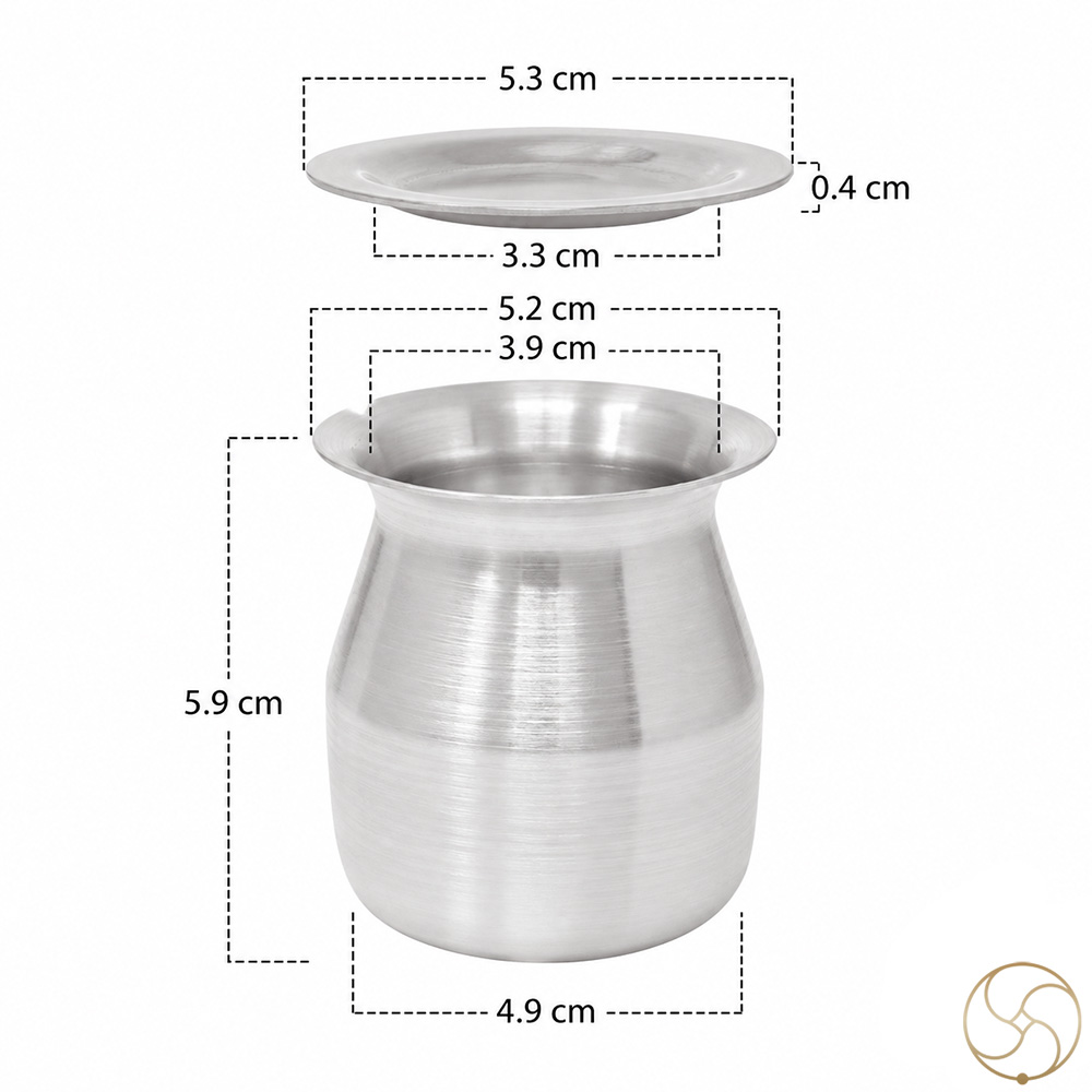 999 Silver Vakrika Lota - 100ml