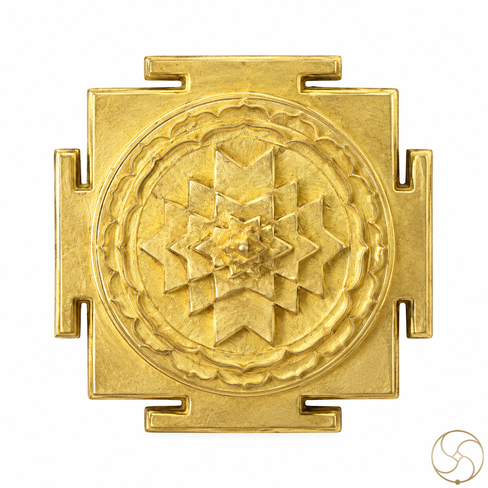 Ritika Brass Maha Meru Shri Yantra with Perfect Dimensions