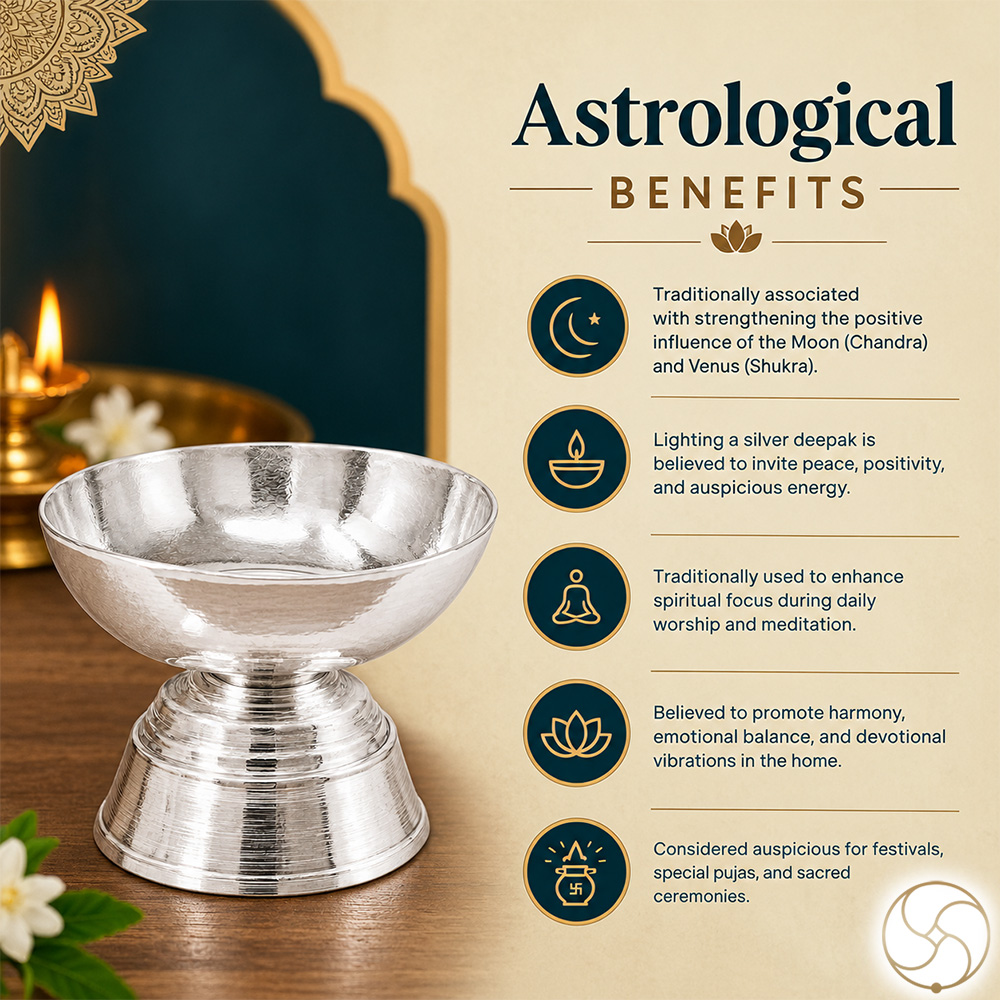 999 Silver Amar Jyot Deepak