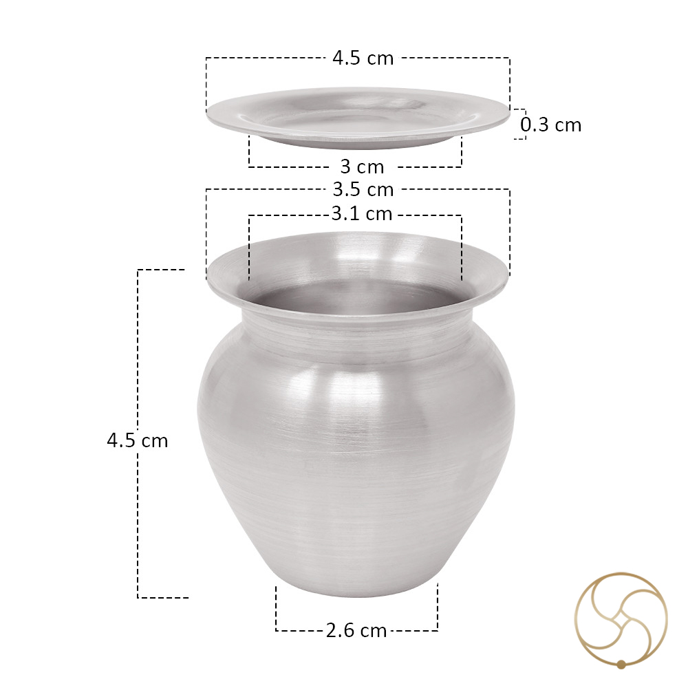 50ml 999 Silver Laghu Lota -