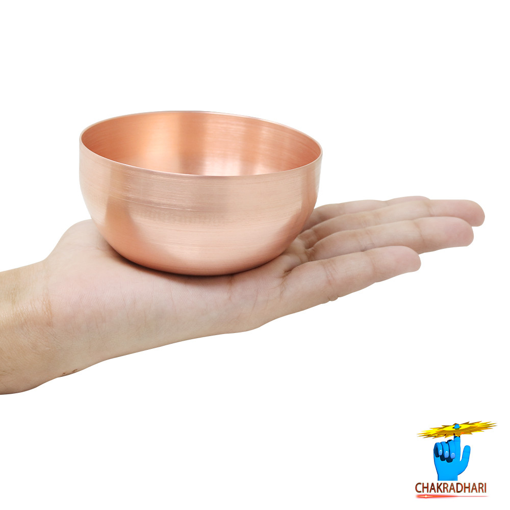 110ml 999 Nepaliya Copper Pujan Bowl -     115gm