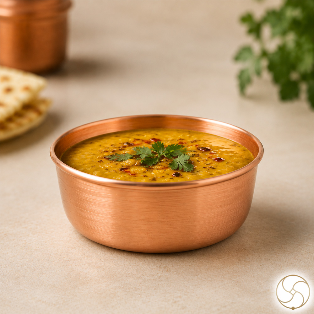 999 Nepaliya Copper Flat Bowl - 280ml