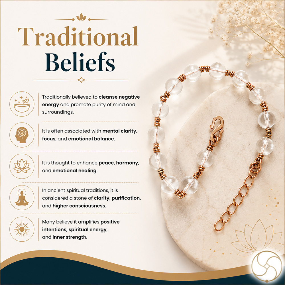 Nepaliya Copper Clear Crystal Bracelet