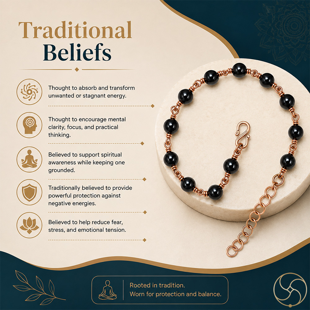 Nepaliya Copper Black Tourmaline Bracelet