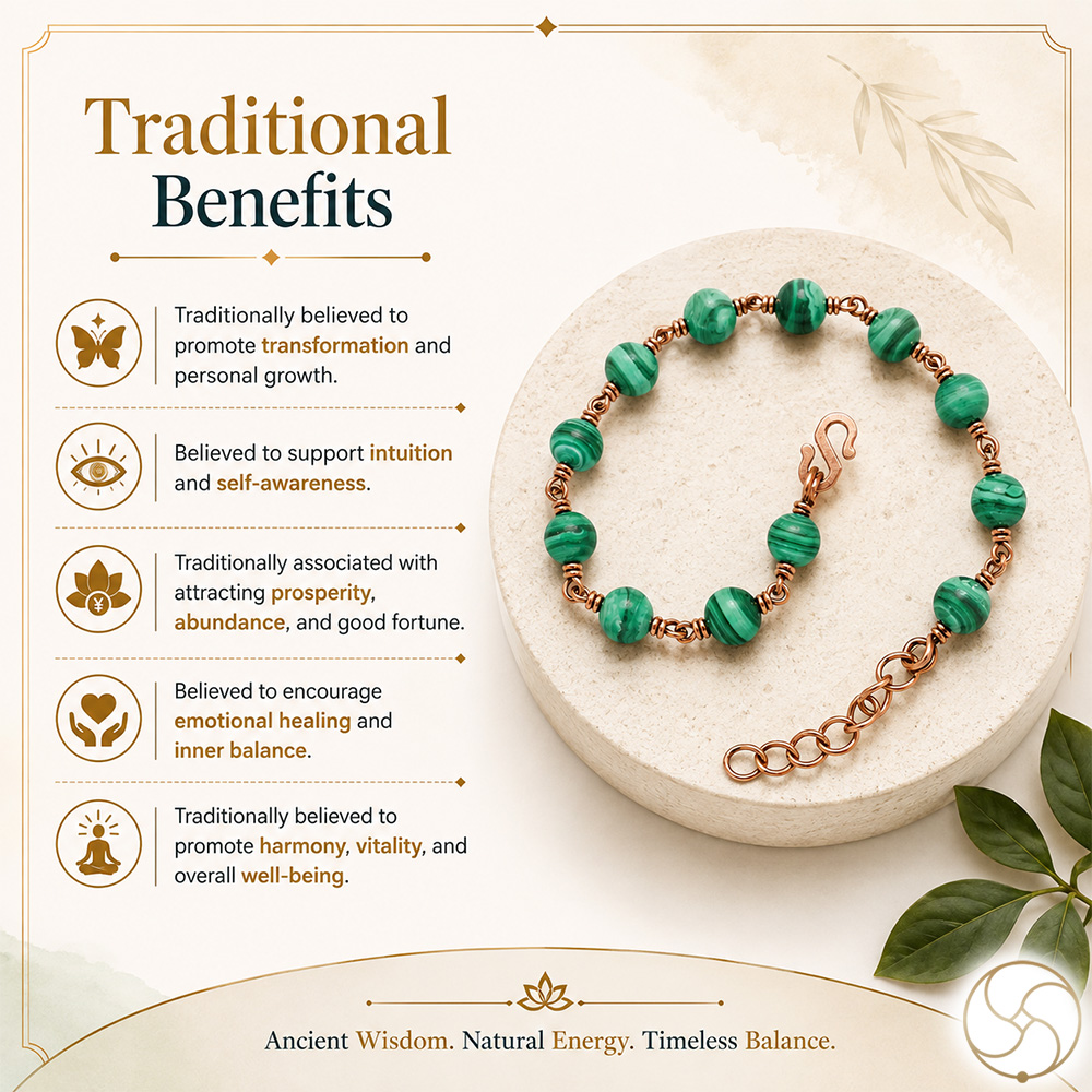 Nepaliya Copper Malachite Bracelet