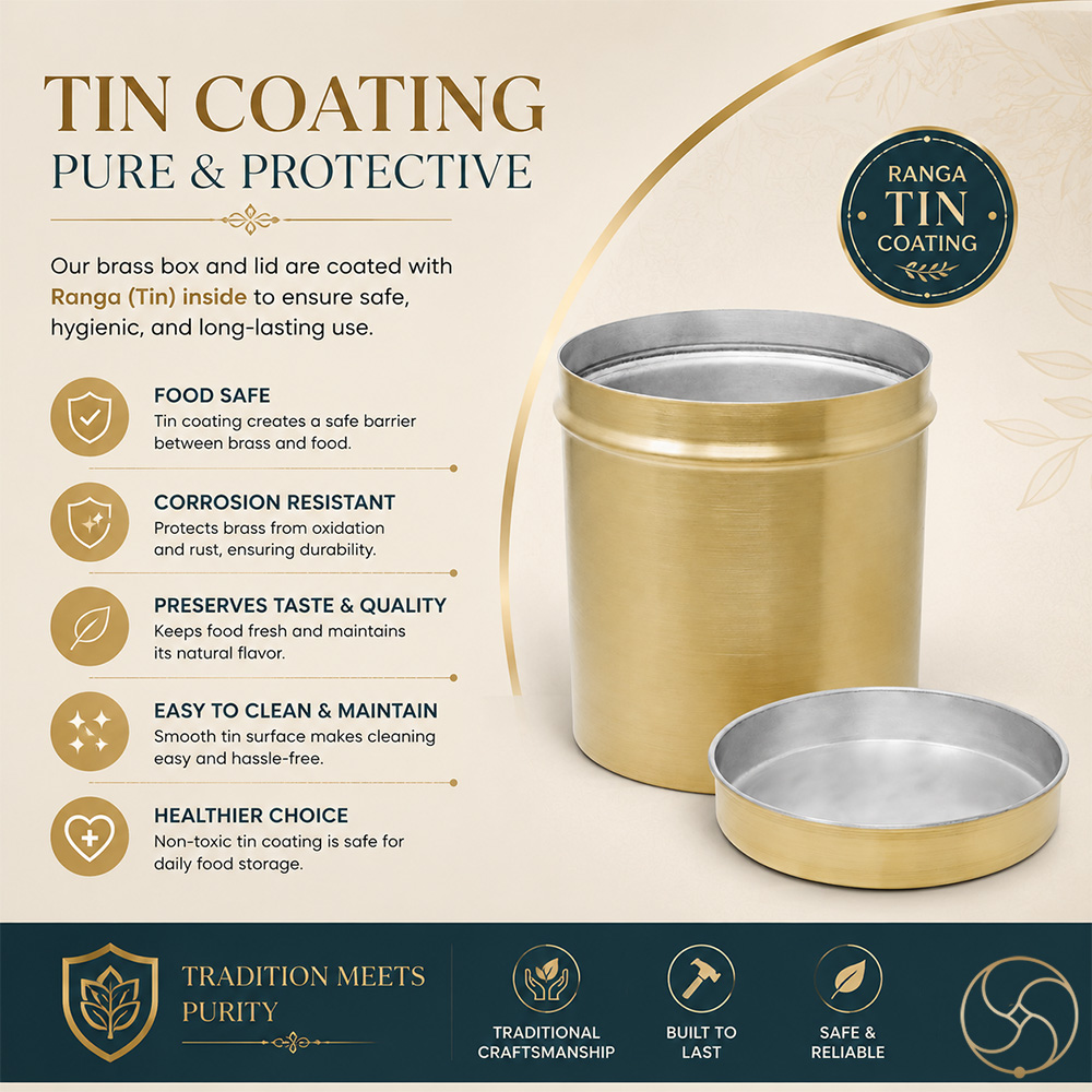 Pure Ritika Brass Box