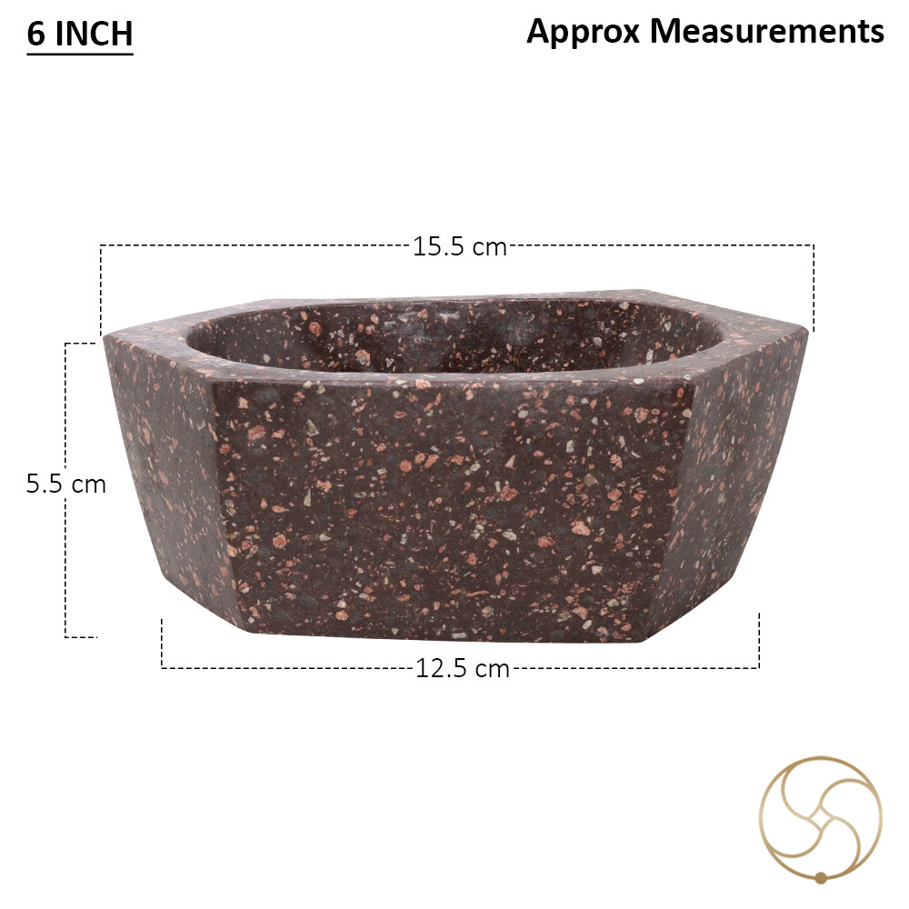 Seemak Hexagonal Kharal 6 Inch to 10 Inch -