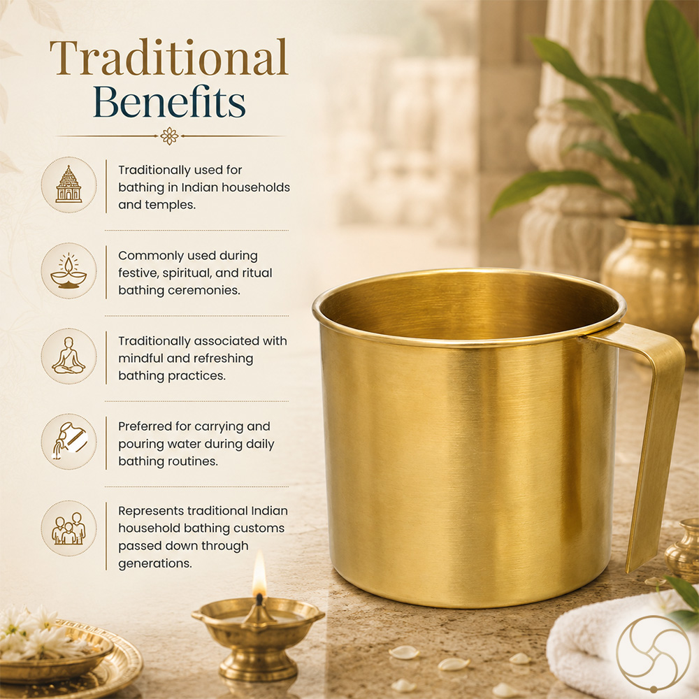 Ritika Brass Mug approx 315gm