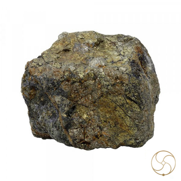 Image of 447gm Ayurvedic Golden Pyrite Rock - आयुर्वेदिक स्वर्ण माक्षिक चट्टान