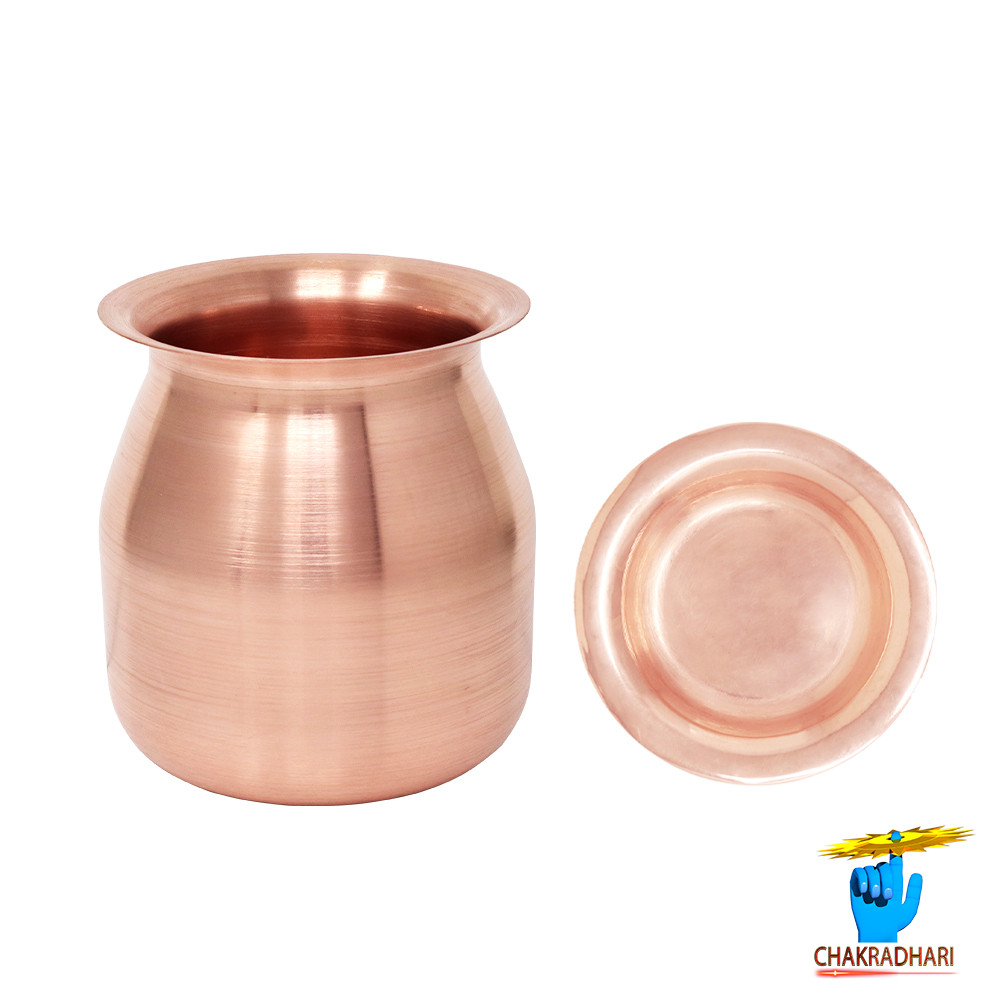 300 ml 999 Nepaliya Copper Ghanti Lota 175 Gm -