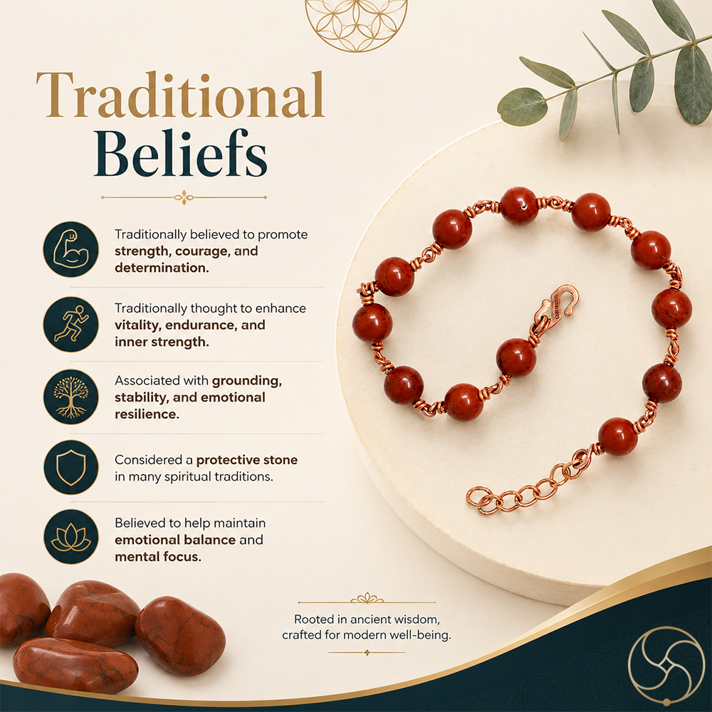 Nepaliya Copper Red Jasper Bracelet