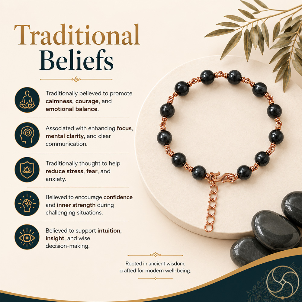 Nepaliya Copper Blue Tiger Eye Bracelet
