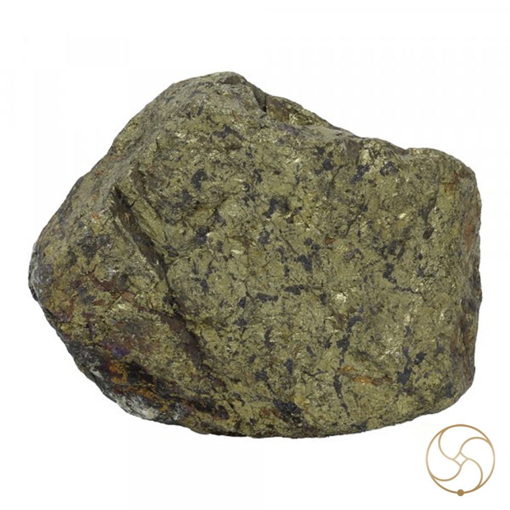 291gm Ayurvedic Golden Pyrite Rock -    