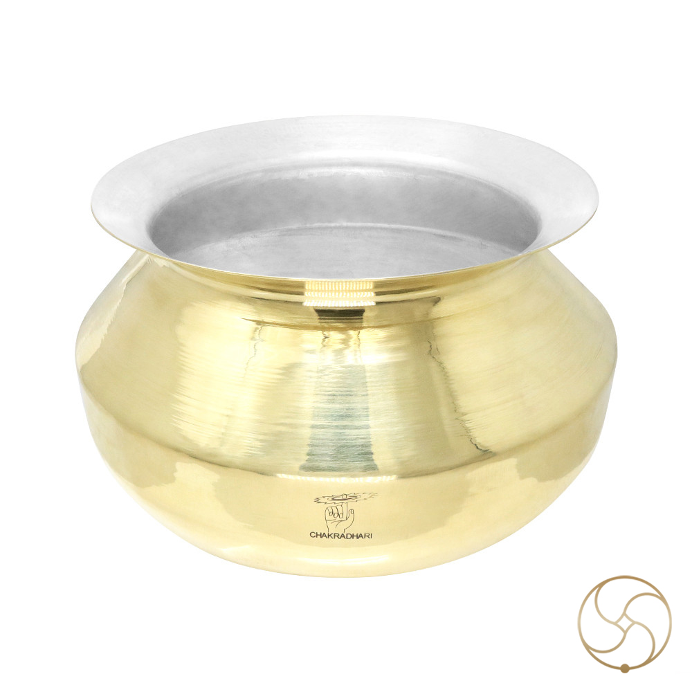 Ritika Hiranyapatra Brass Degchi With Kalayi 3Lt 1750gm -         