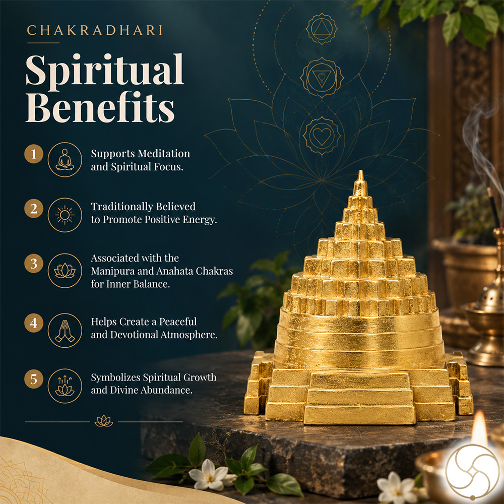 Ritika Brass Maha Meru Shri Yantra with Perfect Dimensions