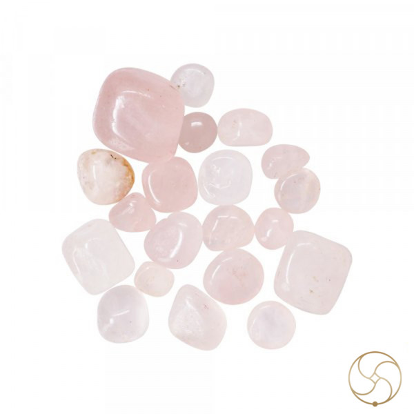 Image of Rose Quartz Sphatik Mix Tumble (50 gm) - गुलाबी स्फटिक मिश्रित टम्बल (50 ग्राम)