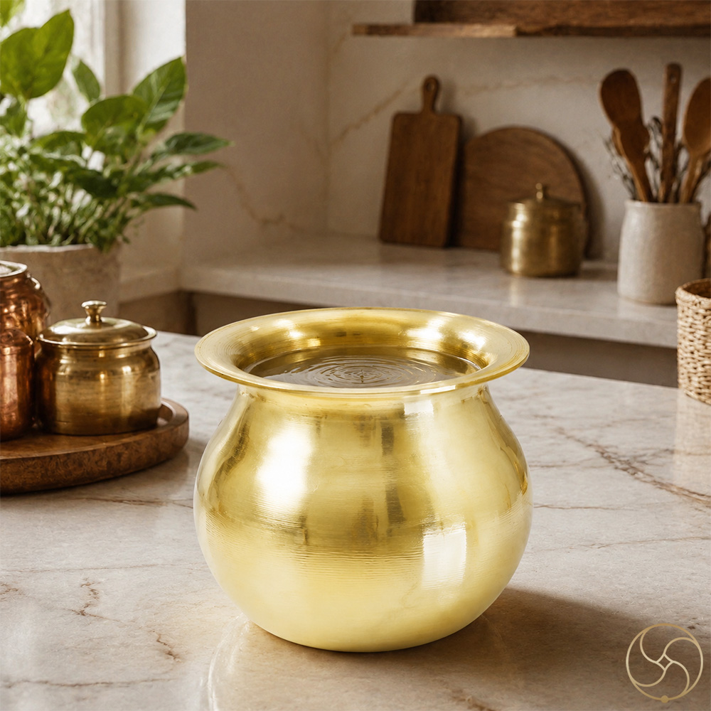 Ritika Brass Seb Lota - 550ml