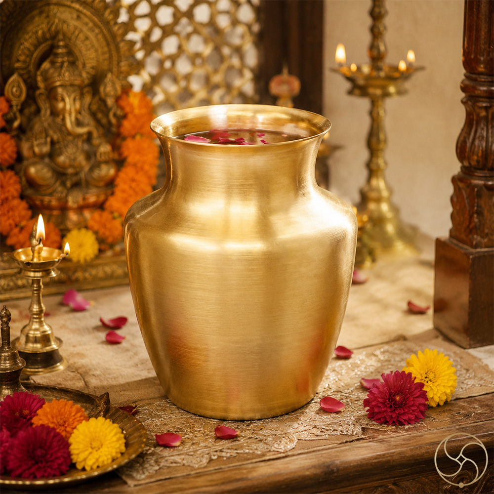 Ritika Brass Brahm Lota - 1250ml