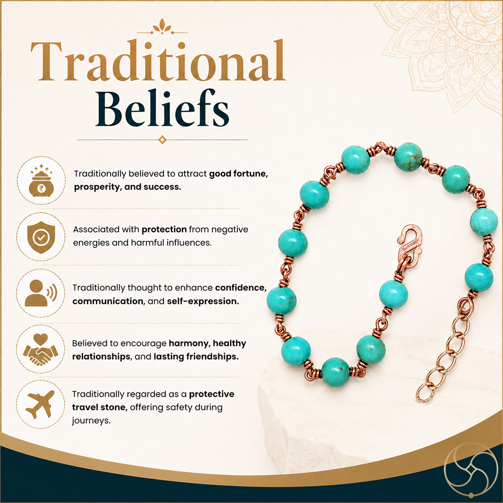 Nepaliya Copper Turquoise Bracelet