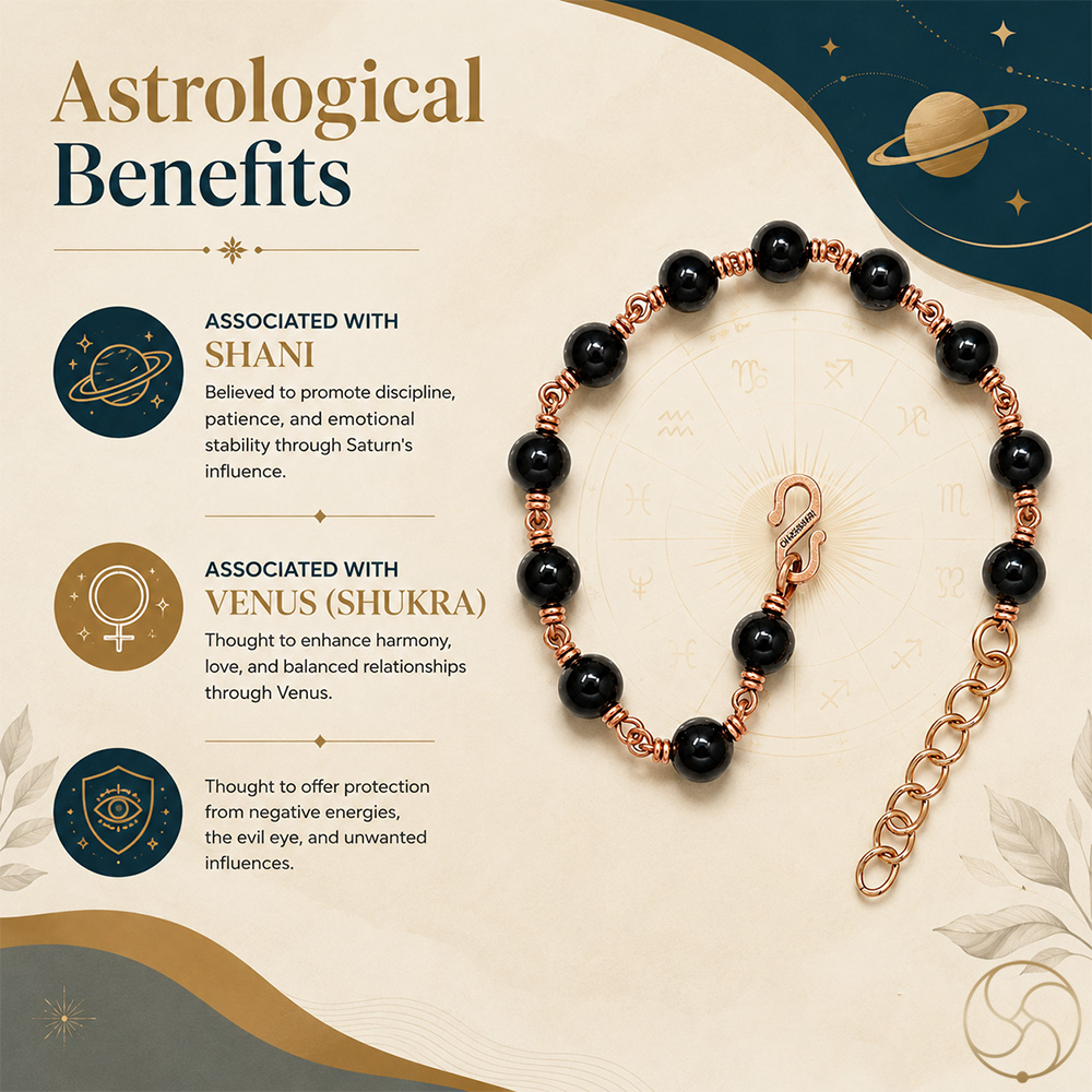Nepaliya Copper Black Tourmaline Bracelet