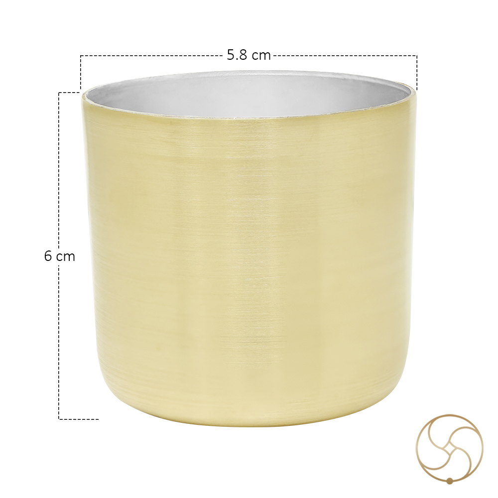 Pure Ritika Brass Spice Storage Box -     