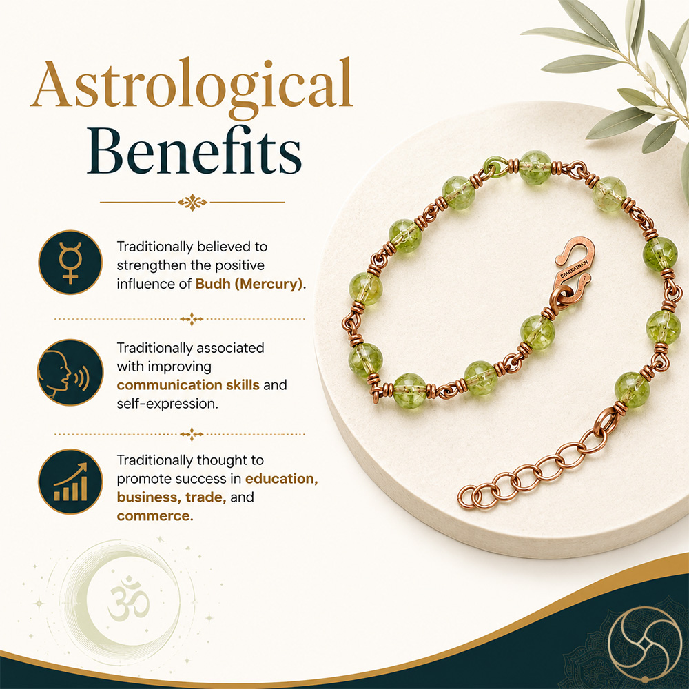 Nepaliya Copper Peridot Bracelet