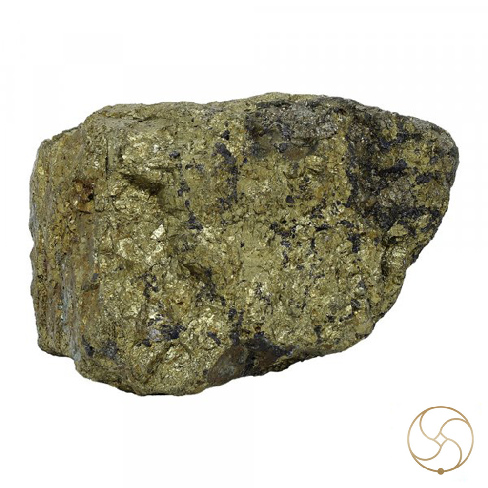 243gm Ayurvedic Golden Pyrite Rock -    