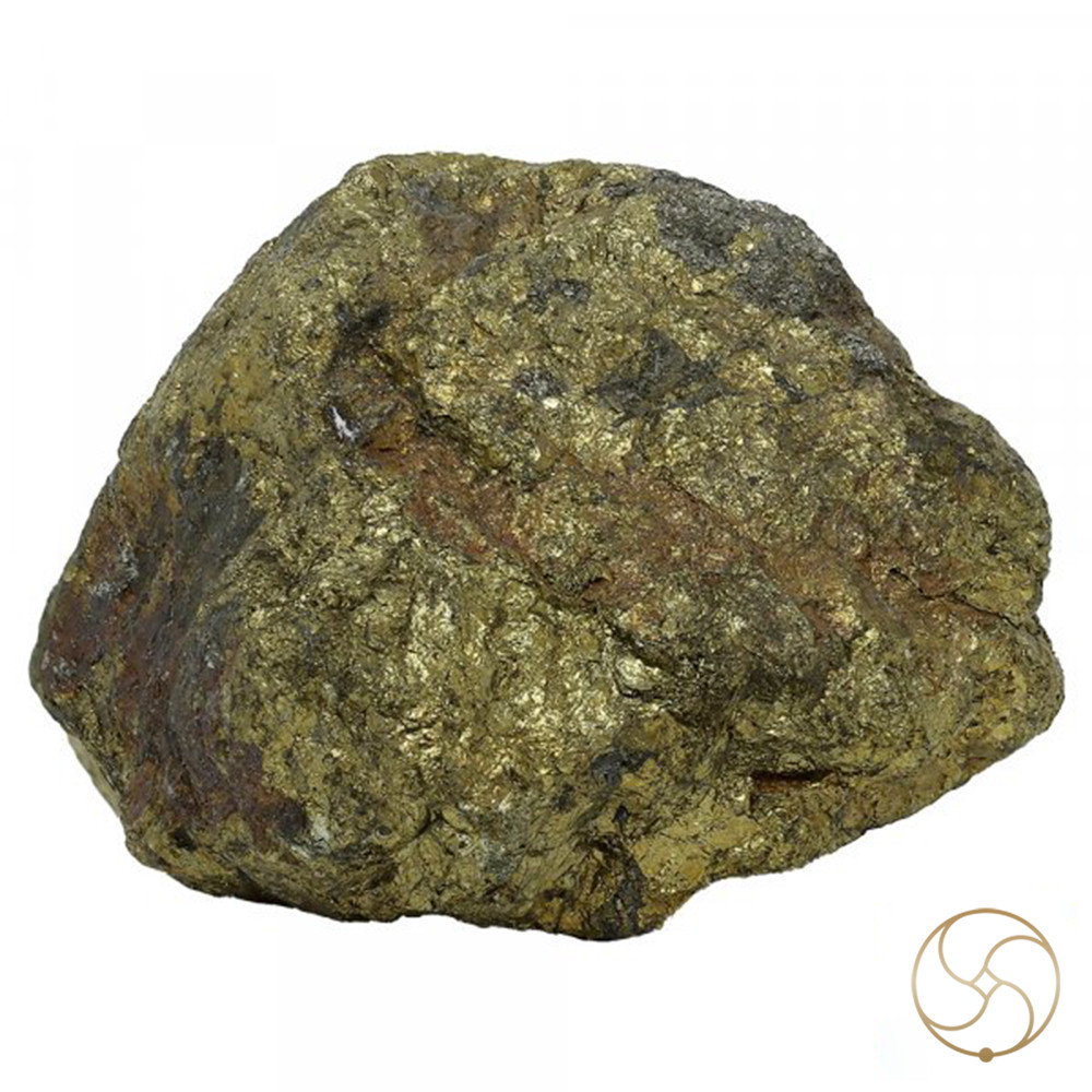 240gm Ayurvedic Golden Pyrite Rock -    