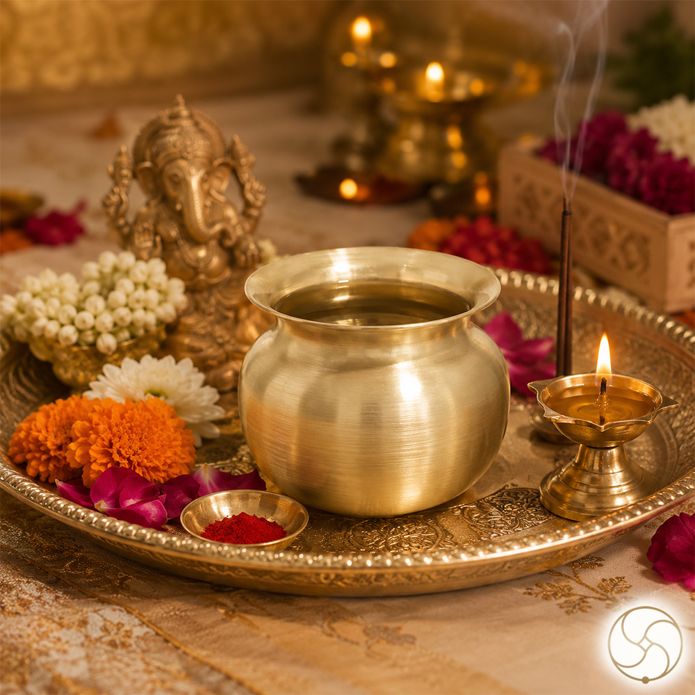 Ritika Brass Bharpur Lota - 290ml