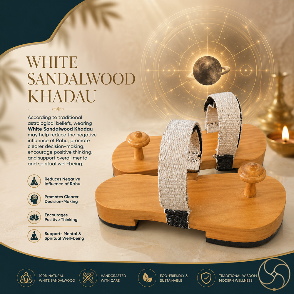 Natural White Sandalwood Khadau