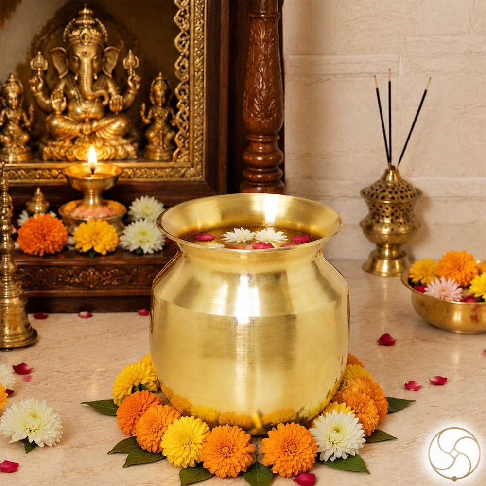 Ritika Brass Naspati Lota - 835ml