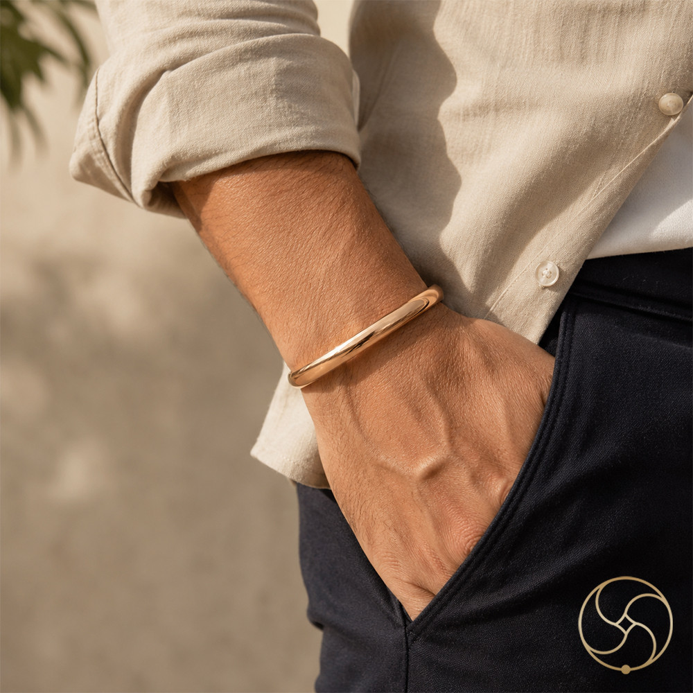 Nepaliya Copper Chandrasundri Bangle