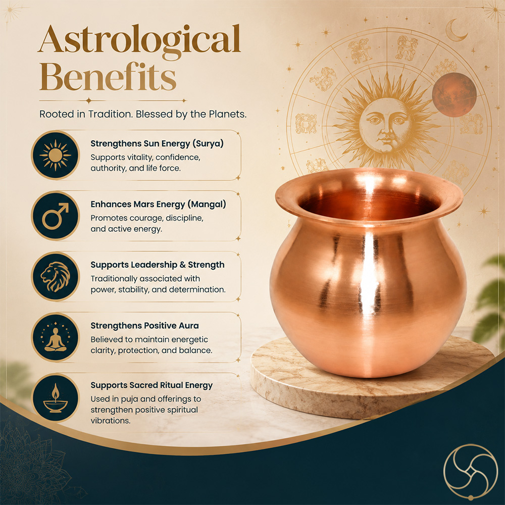 999 Nepaliya Copper Indra Lota - 1000ml