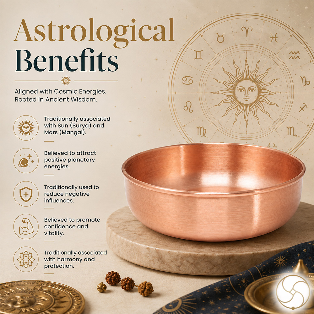 999 Nepaliya Copper Shri Yantra AbhishekBowl - 500ml