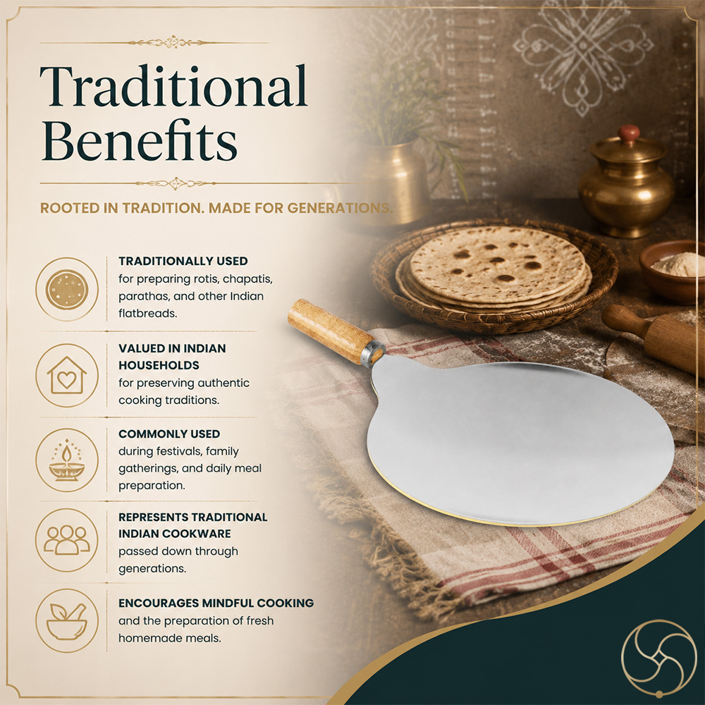 Ritika Brass Roti Tawa