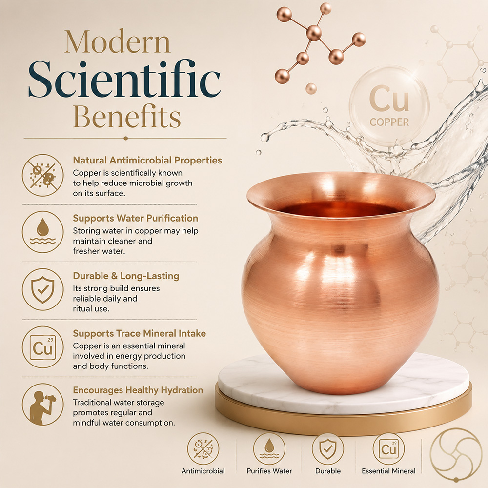 999 Nepaliya Copper Samriddhi Lota - 190ml