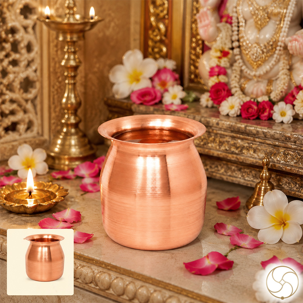 999 Nepaliya Copper Ghanti Lota - 300ml