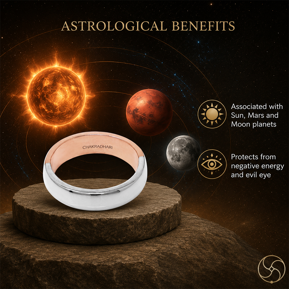 Silver Copper Ram Shyam Ring