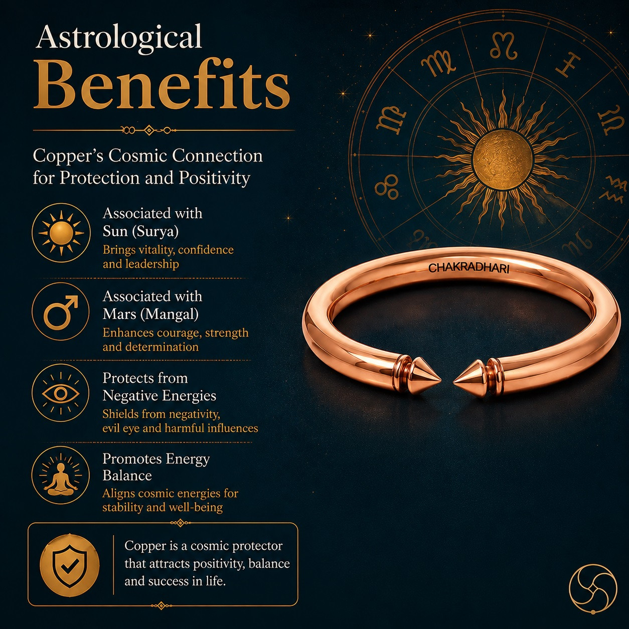 Pure Copper Ghumti Bangle for Women