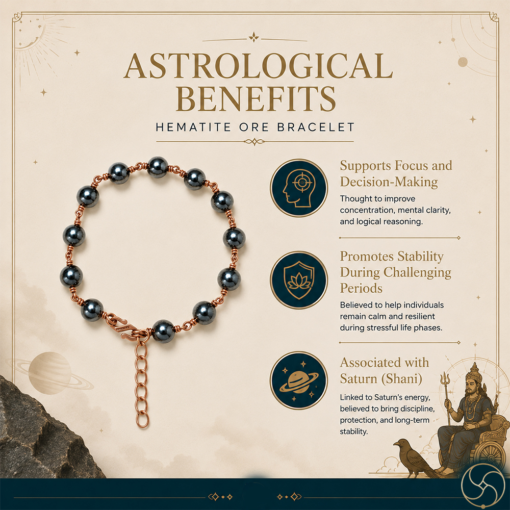 Nepaliya Copper Hematite Ore Bracelet