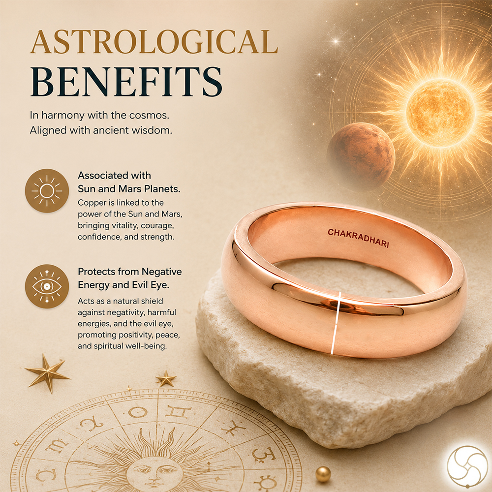 Nepaliya Copper Jointless Ring - As Per red book