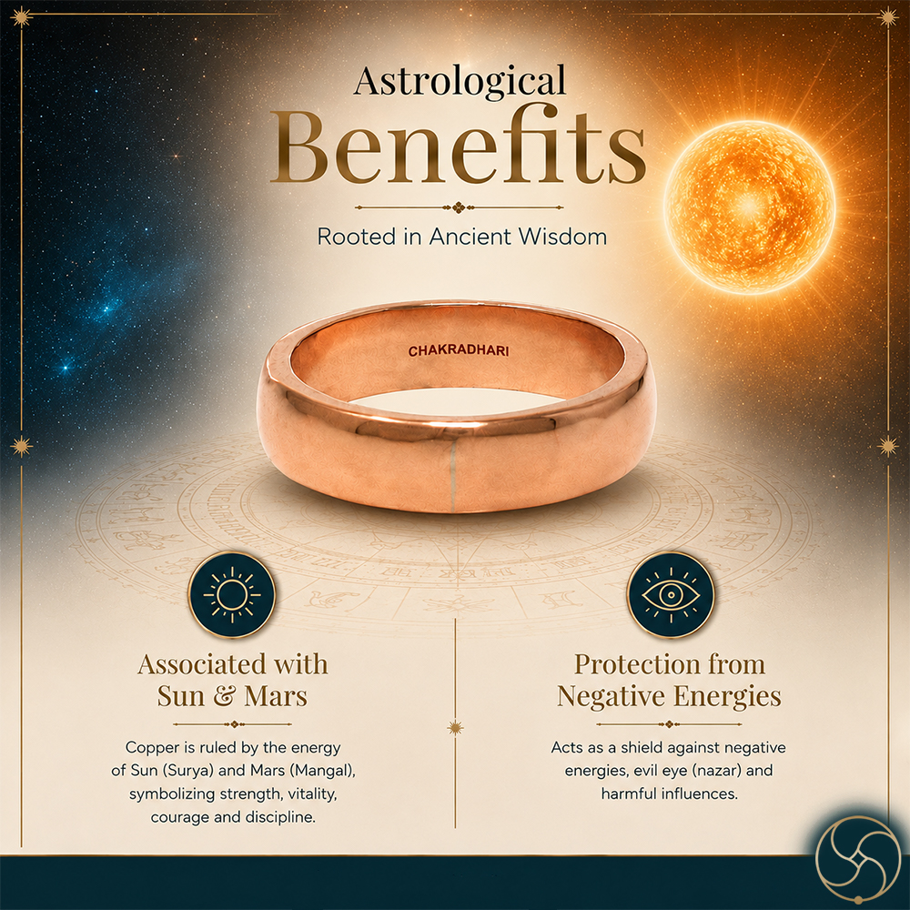 Nepaliya Copper Jointed Ring - As Per Ayurveda