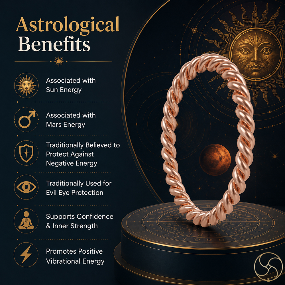 Nepaliya Copper Tensor  45 Bangle with Joint for Men