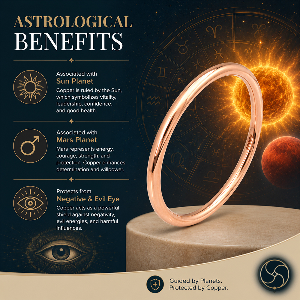 Pure Copper Gorakh Bangle for Men
